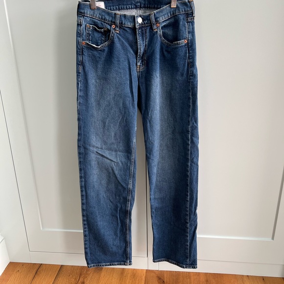 GAP Blue '90s Loose Mid Rise Jeans - Picture 2 of 3